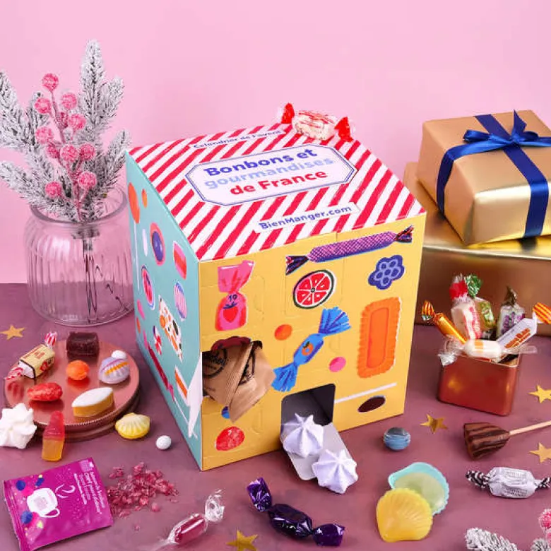 Calendrier de l'avent bonbons de france