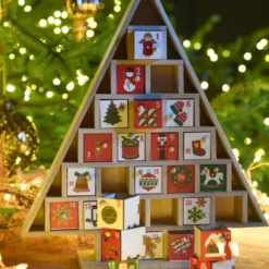 Calendrier de l'avent en bois