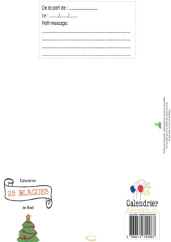 Calendrier de l'avent lutins 25 blagues