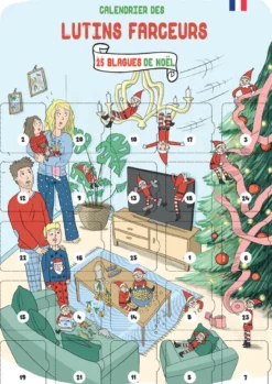 Calendrier de l'avent lutins 25 blagues