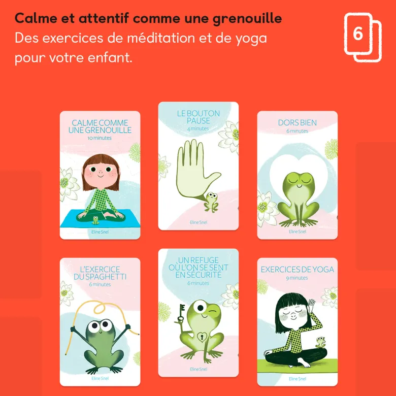 Calme et attentif comme une grenouille