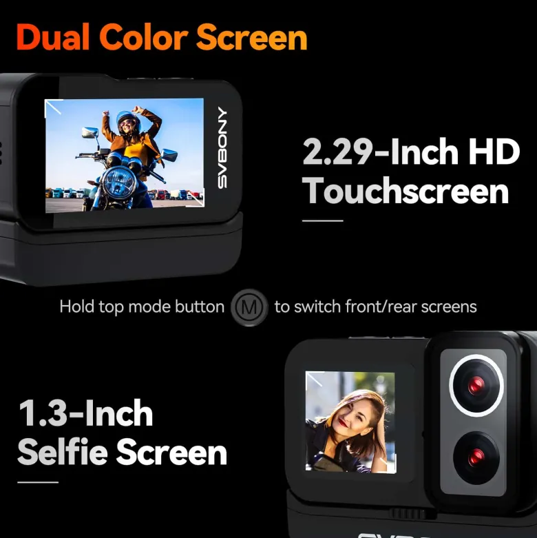 Camera sport 4k double ecran svbony