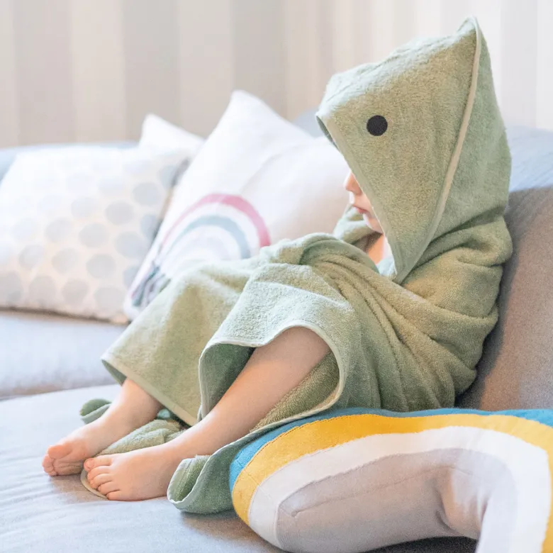 Cape de bain dinosaure