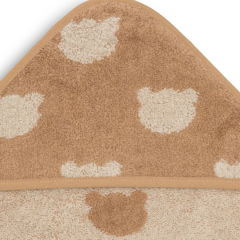 Cape de bain en éponge teddy bear (75 x 75 cm)