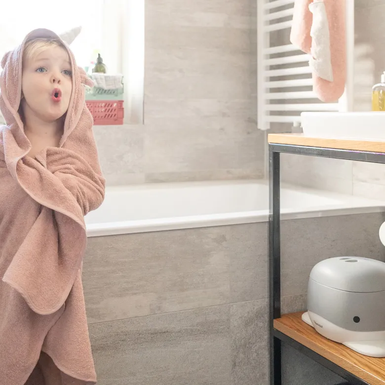 Cape de bain licorne
