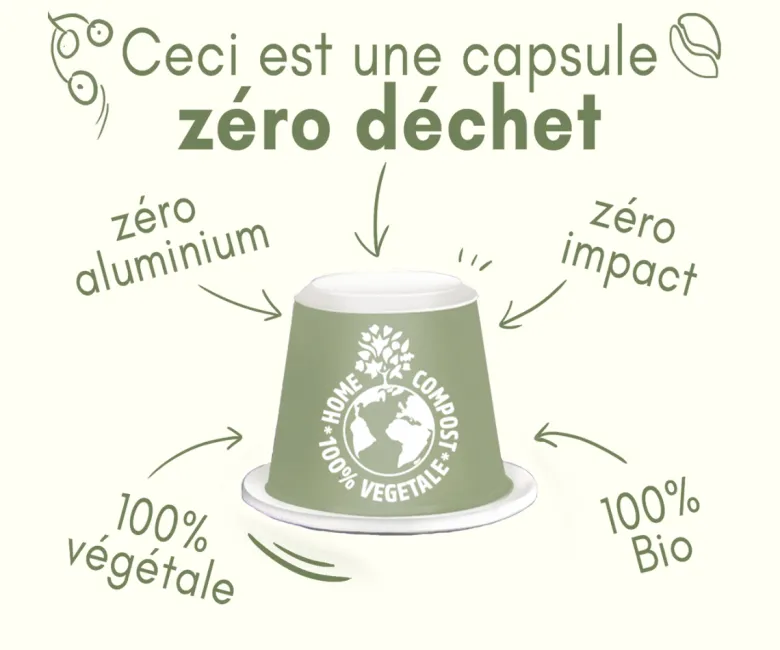 360 capsules nespresso® home compost bio du brésil - mexique