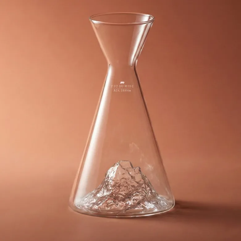 Carafe à eau : pic du midi d'ossau