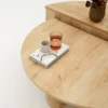 Carlow table basse ronde design en bois