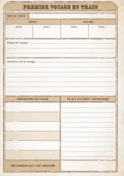 Carnet de voyage en train