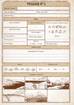 Carnet de voyage en train