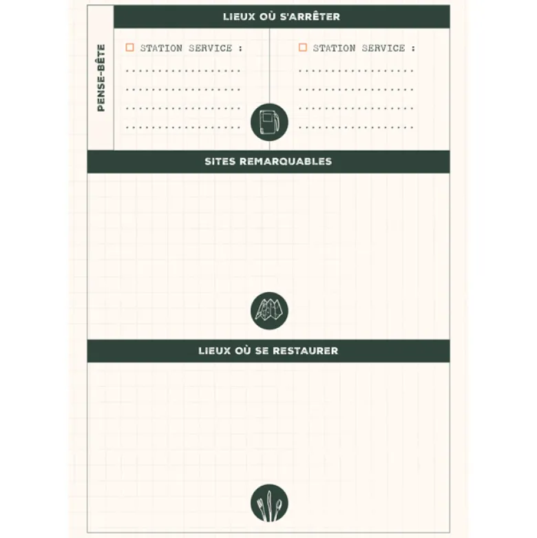Carnet de voyage road-trip moto