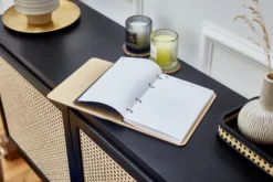 Carnet en bois vignoble