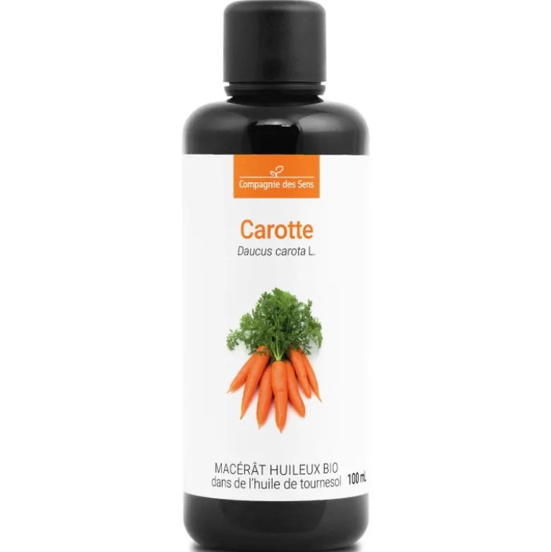 Carotte - macérât huileux bio - 100ml - flacon en verre