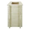 Carre potager exterieur bois - 58x38xh57 cm