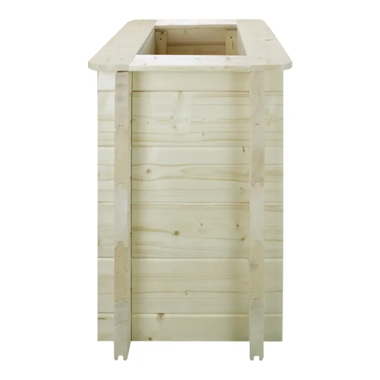 Carre potager exterieur bois - 58x38xh57 cm