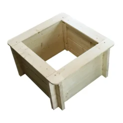 Carre potager exterieur bois - 58x58xh35 cm