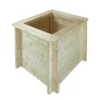 Carre potager exterieur bois - 58x58xh57 cm