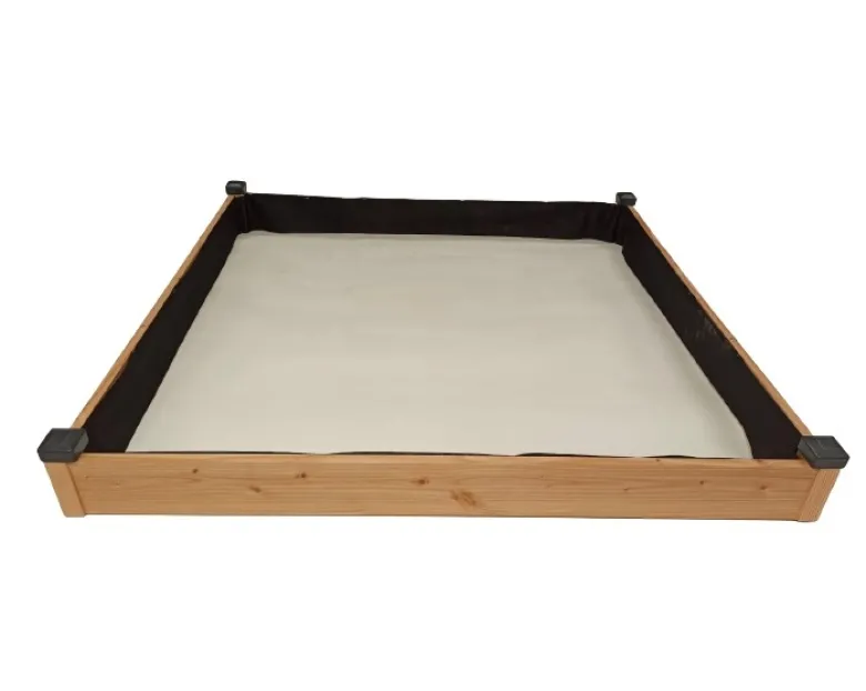 Carré potager bois douglas 126x126x14