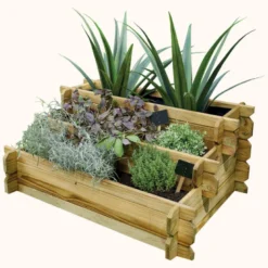 Carré potager en bois traité angelic