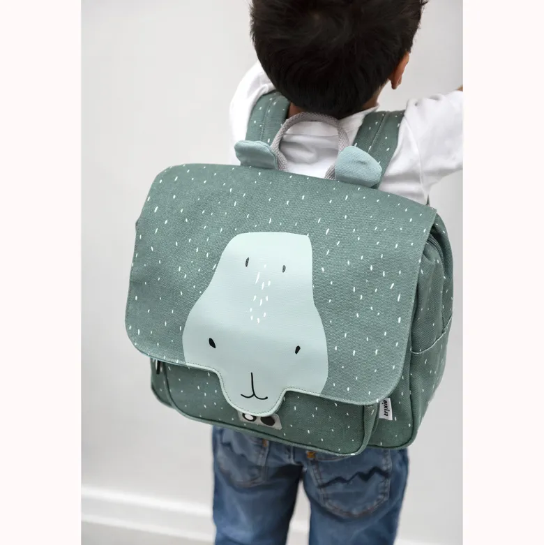 Cartable a4 maternelle hippopotame mr. Hippo