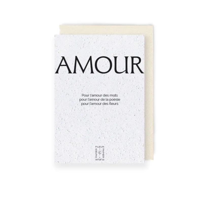 Carte à plante amour