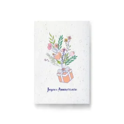 Carte à planter - anniversaire bouquet