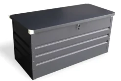 Caseo coffre de rangement gris en acier