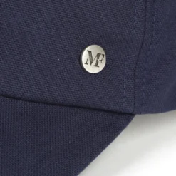 Casquette anti-UV en coton bleu marine 59
