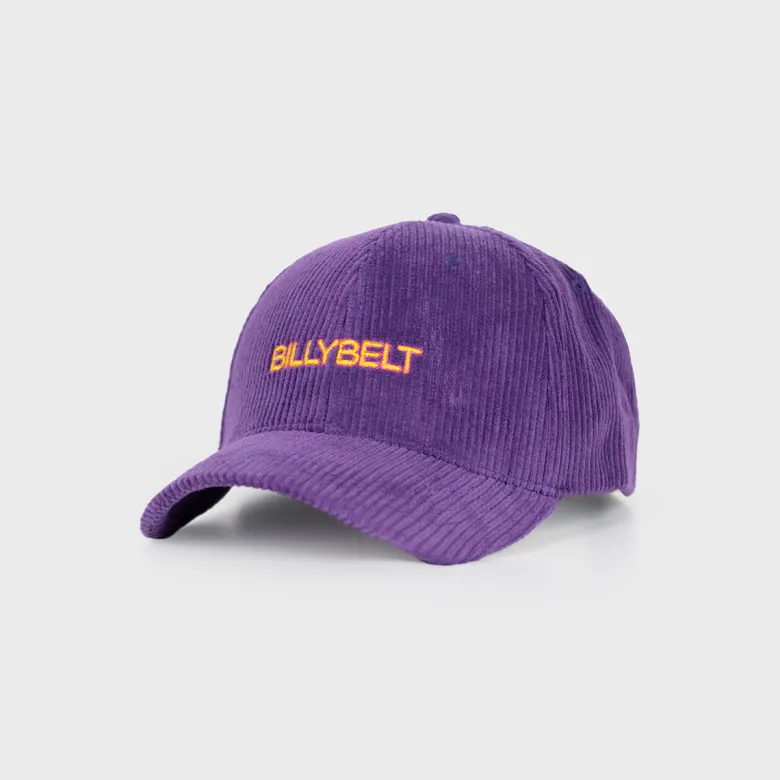 Casquette en velours violet