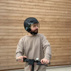 Casque vélo, taille l - noir mat