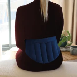 Ceinture chauffante pour lombaires Bleu