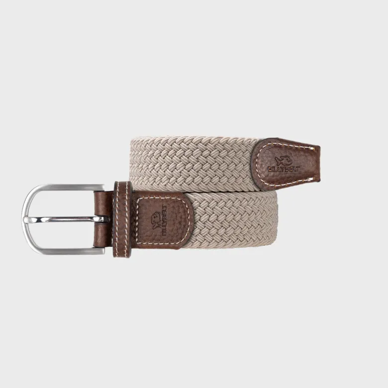 Ceinture tressée beige sable - t2