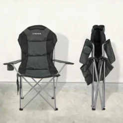 Chaise de camping - gris