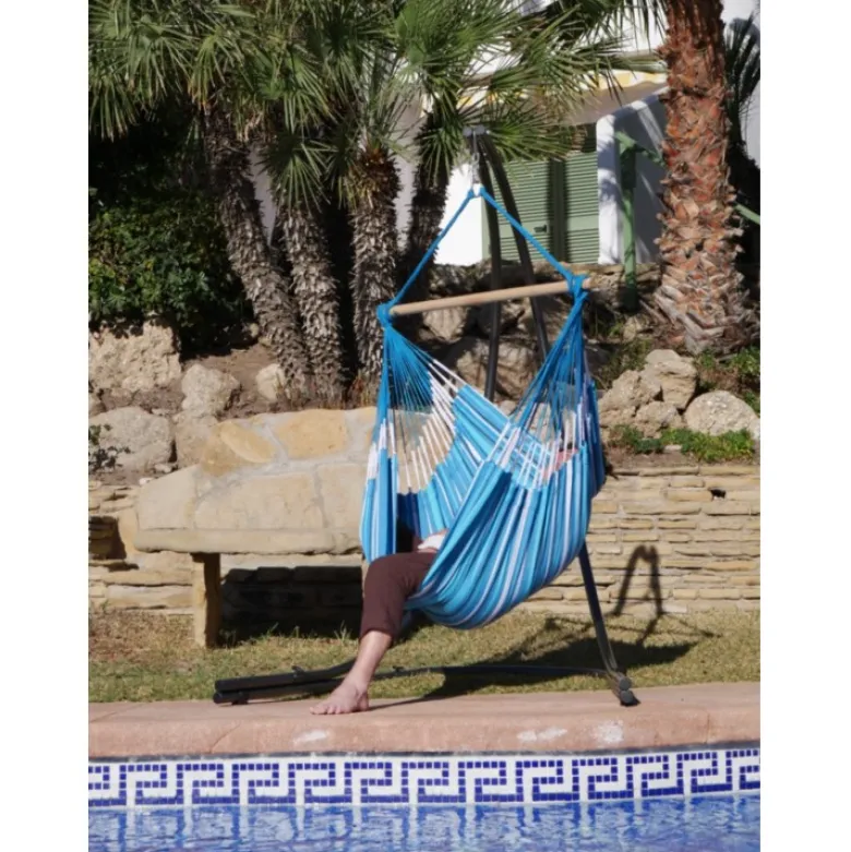 Chaise hamac avec support malaga xxl lun