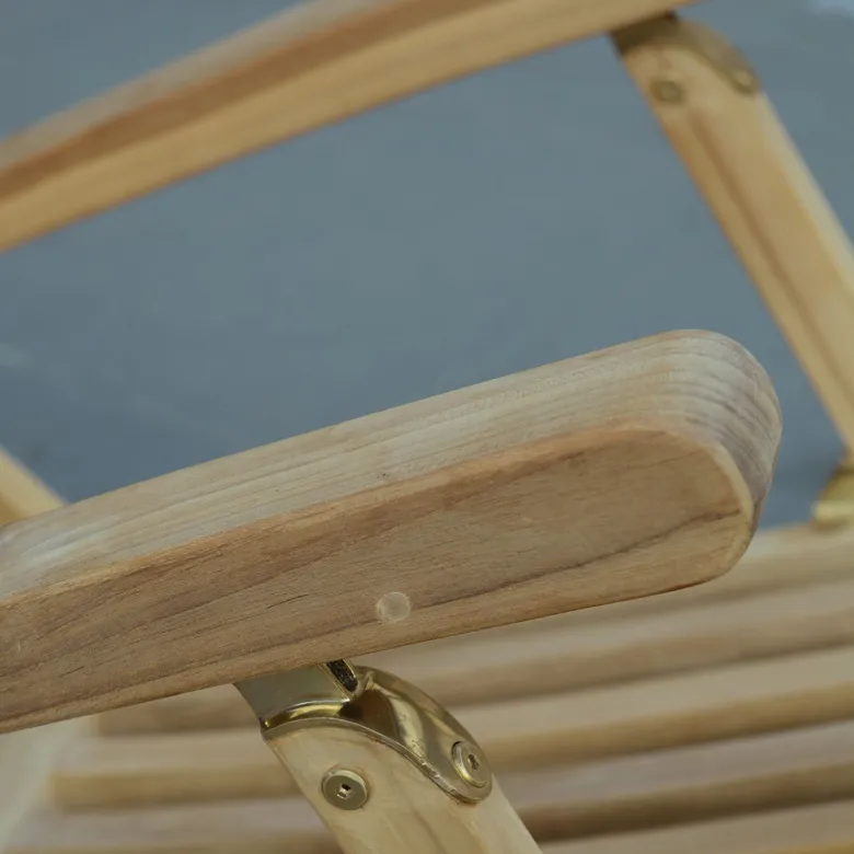 Chaise longue en teck massif bahia