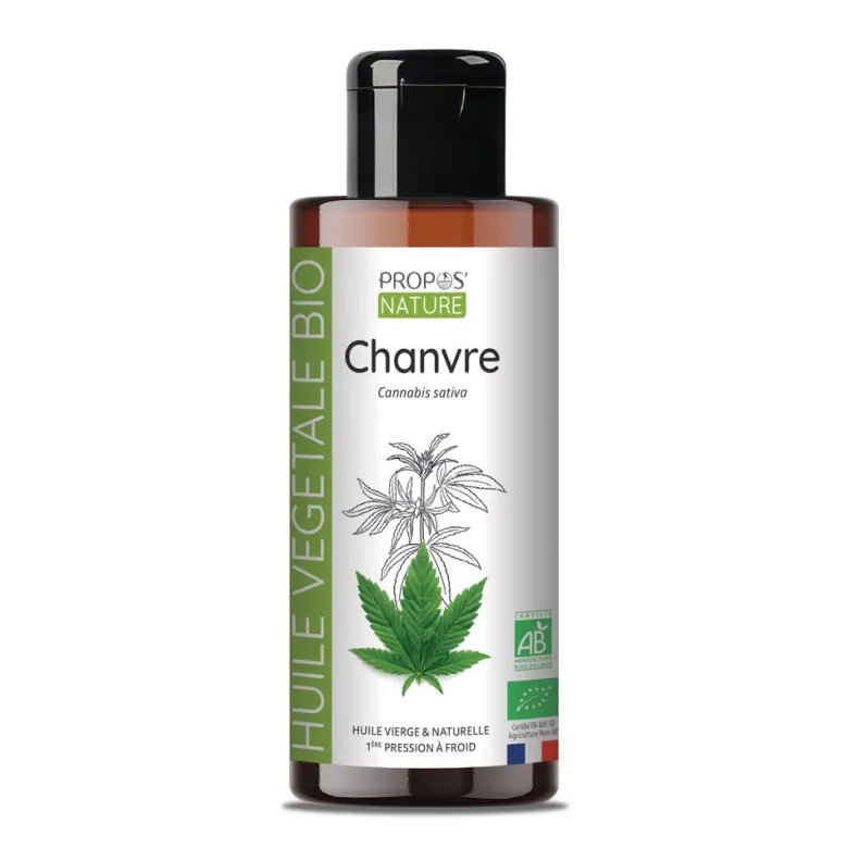Chanvre bio - huile végétale - 100 ml