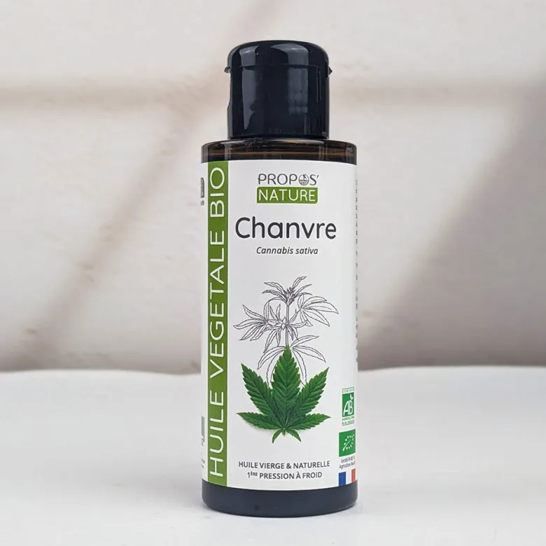 Chanvre bio - huile végétale - 100 ml