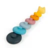 Chat empilable en silicone