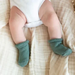 Chaussettes naissance #cce8d2 0 6 mois