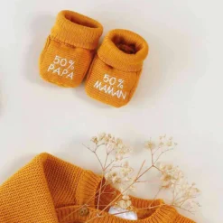 Chaussons naissance - message : 50% mam