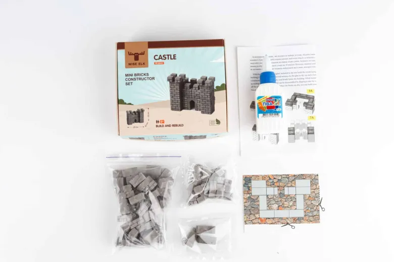 Château - construction en mini-briques