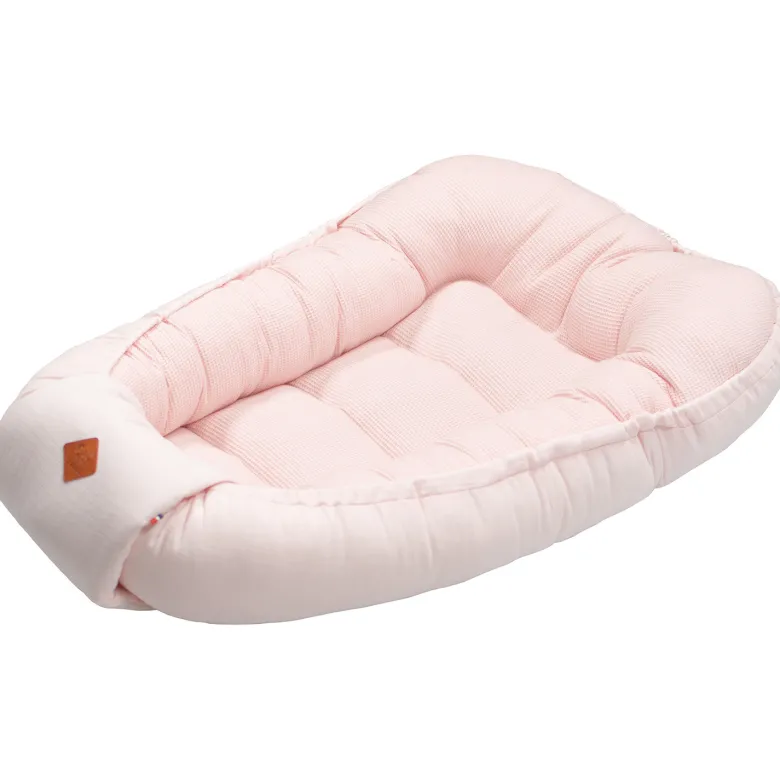 Cocon réducteur lit coton nid rose 0 -