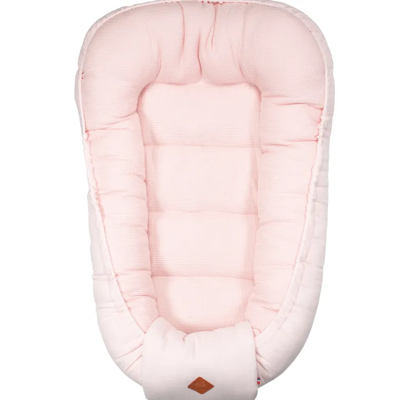 Cocon réducteur lit coton nid rose 0 -