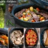 Cocotte ovale en acier émaillé, roaster - 2,2l - graniteware