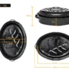 Cocotte ovale en acier émaillé, roaster - 4l - graniteware