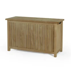 Coffre de jardin en teck 120 cm aoba