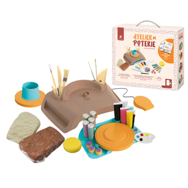 Coffret atelier de poterie
