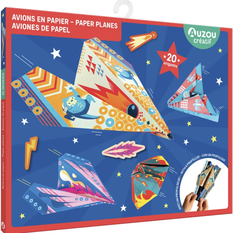 Coffret avions en papier