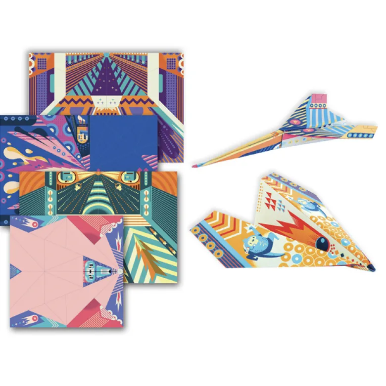 Coffret avions en papier