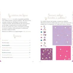 Coffret barrettes paillettes licornes